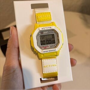 Activa Spectra X Invicta Digital Unisex Watch - 44.5mm, Yellow, White NWT
